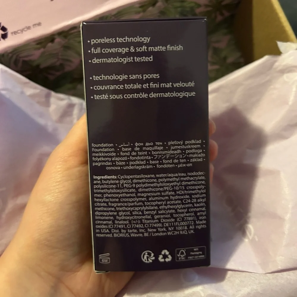 Tarte Amazonian Clay Foundation in Light Honey
